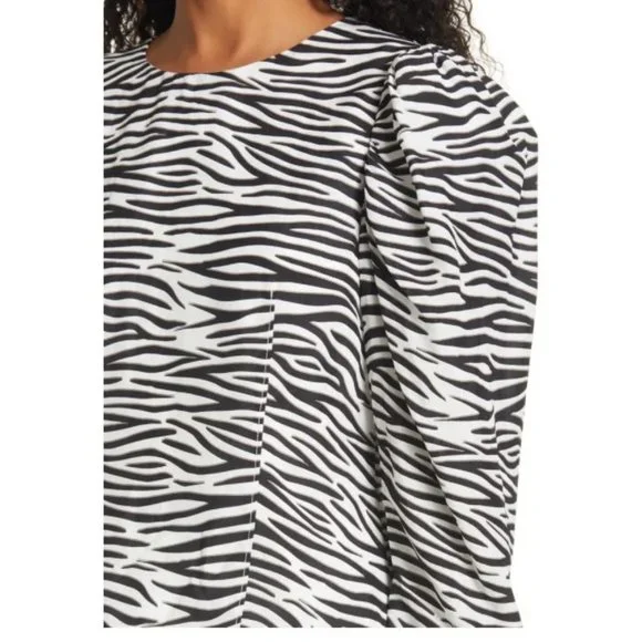 Birgitte Herskind Will Zebra Blouse - Sz 40 - Picture 5 of 13